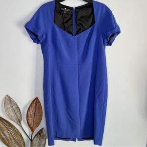 Lafayette 148 Indigo Sheath Purple Dress